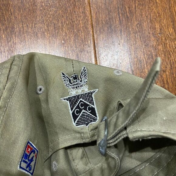 The Game Vintage World Golf Championship Tan Cotton Strapback Hat Men's One Size - Picture 6 of 8